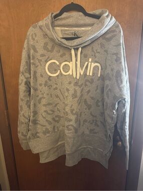 Calvin Klein Light Gray Pullover with CK Logo